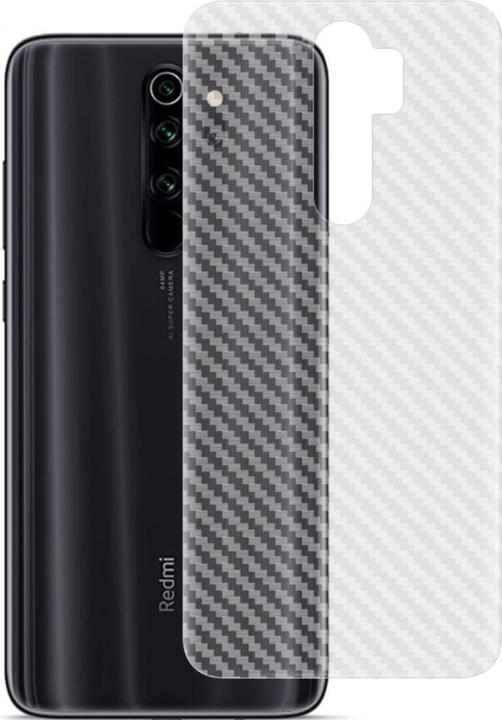 Produktbild Imak Xiaomi Redmi Note 8 Pro - PVC Rücken Schutzfolie Carbon Look (1 Stück, Xiaomi Redmi Note 8 Pro)