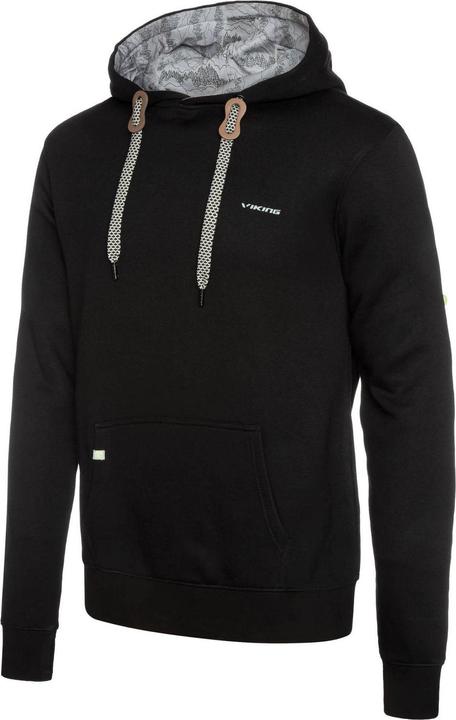 Vikingsports Europe Bamboo Laxa Hoodie Herren schwarz (L)