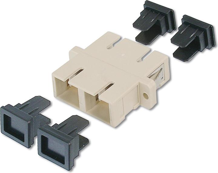 Image du produit Digitus SC / SC Duplex Coupling Color grey Zirconia Ceramic Sleeve Plastic Housing Multimode incl. Screws (Raccord réseau)