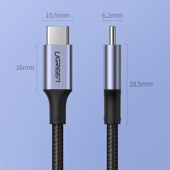 Produktbild Ugreen US316 Type C to Type C Cable, 100W, 3m (black) (3 m, USB 2.0)