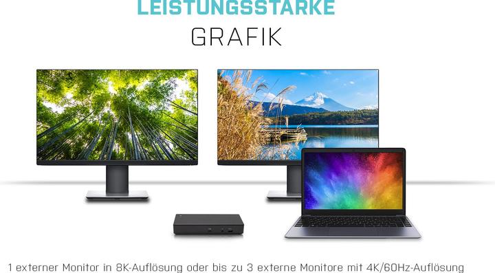 Produktbild i-tec TB3CDUALDPDOCKPDCH + PD 85W (Thunderbolt, 269 Ports)