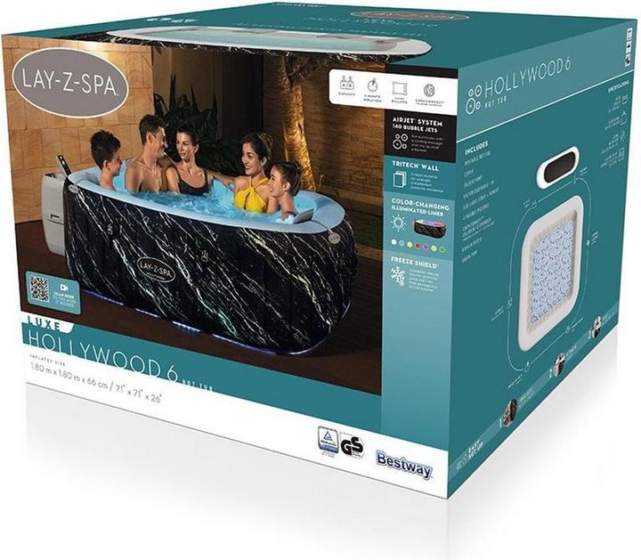 Image du produit Bestway Lay-Z-Spa Hawaii Smart Luxe (6 pers.)