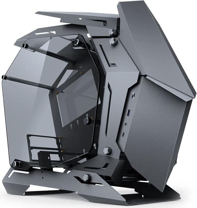 Jonsbo MOD3 Mini Micro-ATX Tower Showcase, tempered glass - grey (mATX, Mini-ITX)