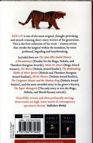 Produktbild The Paper Menagerie (Englisch, Ken Liu, 2016)