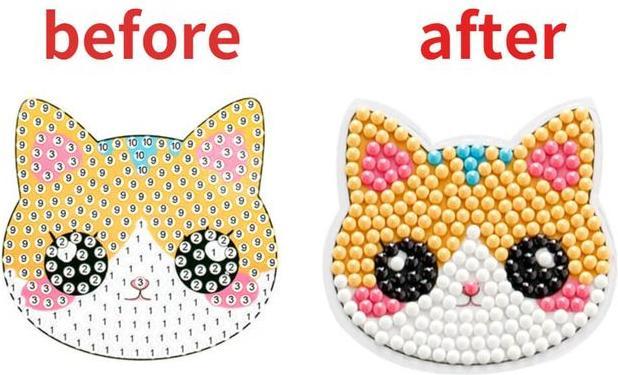 Actual product image MU Classic Diamond painting for kids DIY