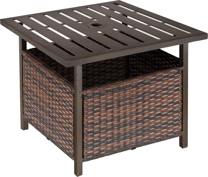 Image du produit Outsunny Table de jardin avec trou pour parasol (55 cm)
