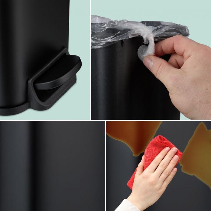 Actual product image Relaxdays Bathroom bin (5 l)