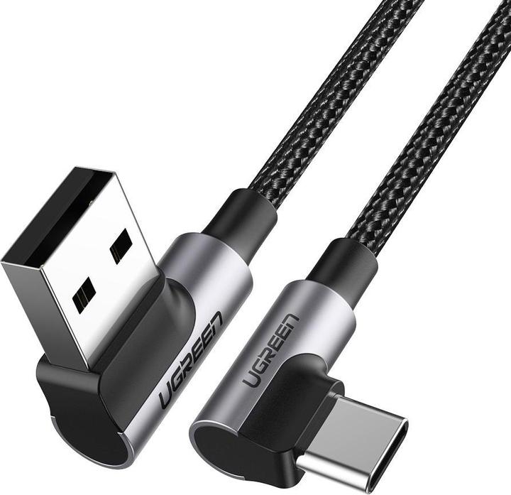 Produktbild Ugreen Right Angle USB C Quick Charging Cable (0.50 m, USB 2.0)