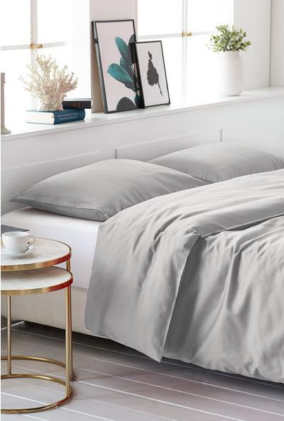 Actual product image Living Home Uni satin (Bedding set, 160 x 210 cm, 50 x 70 cm)
