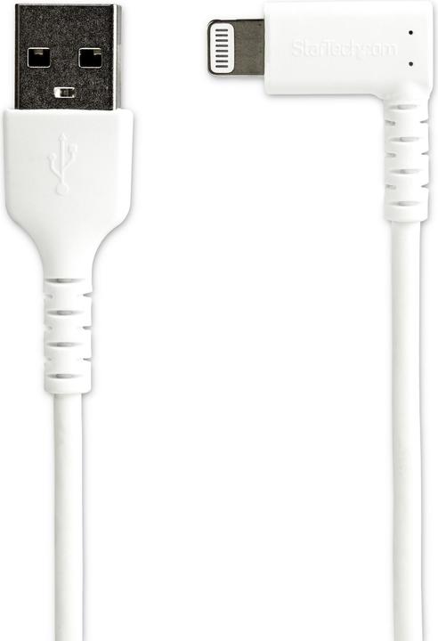 Immagine prodotto StarTech .com RUSBLTMM2MWR 2.0m Angled Lightning to USB Cable (2 m, USB 2.0)