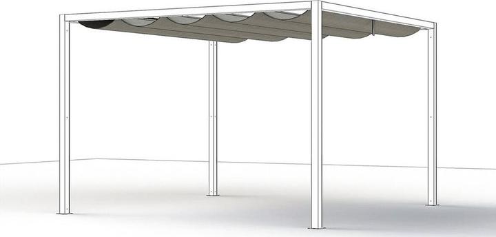 Image du produit Siena Garden Pergola Toit pliant gris argenté