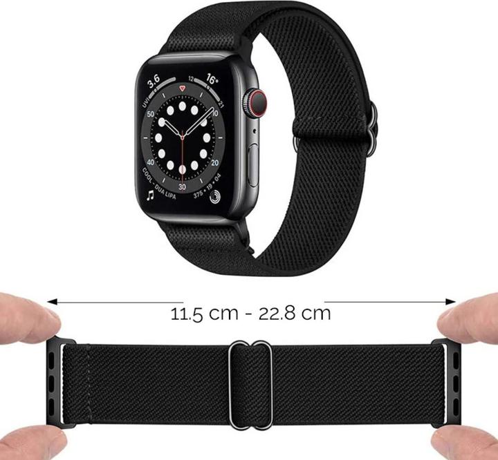 Immagine prodotto PhoneLook Cinturino sportivo in nylon elastico, regolabile, morbido, lavabile 38mm / 40mm / 41mm (40 mm, 41 mm, 38 mm, Tessuto)