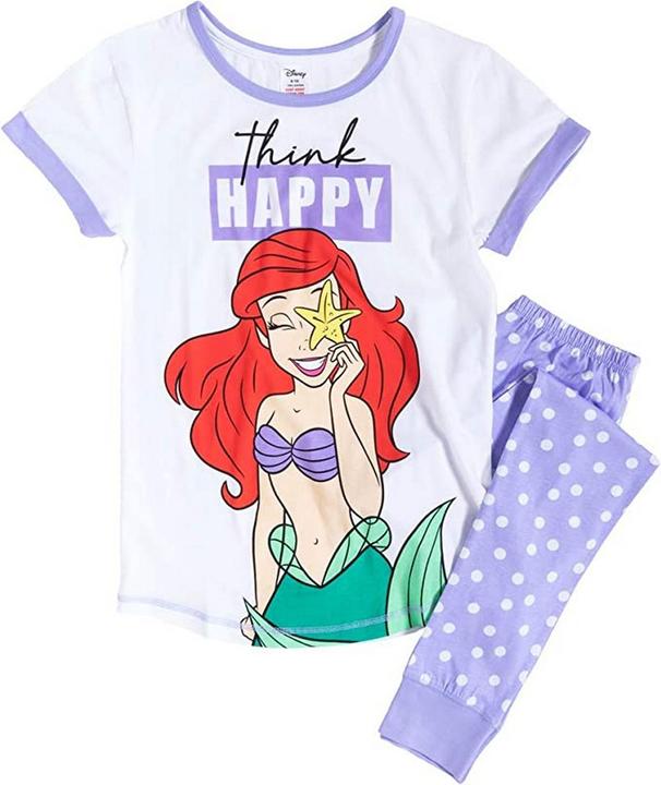 Produktbild The Little Mermaid Think Happy Schlafanzug mit langer Hose (34, 36)