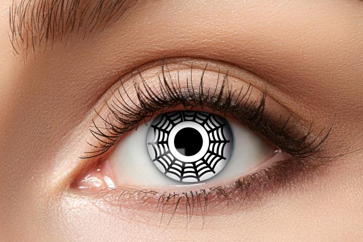Produktbild Bach Optic Kontaktlinse Spinne (Schwarz, Weiss)