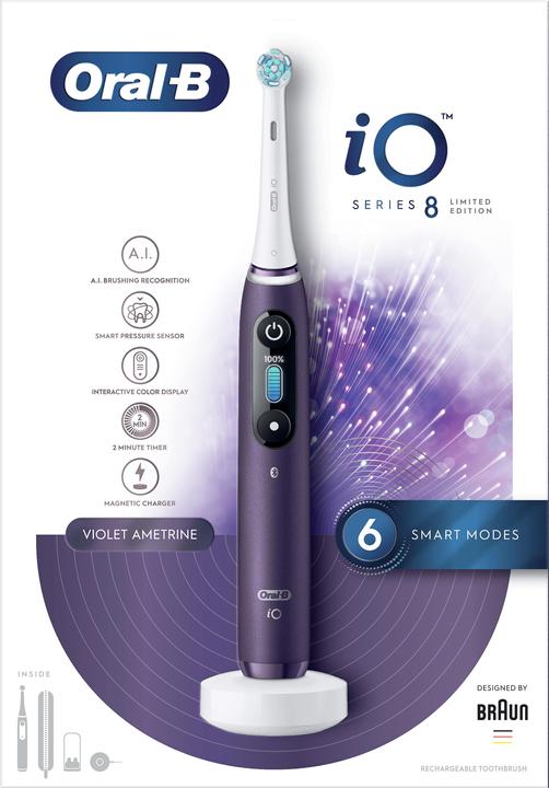Immagine prodotto Oral-B Spazzolino elettrico iO Series 8, viola (Spazzolino sonico)
