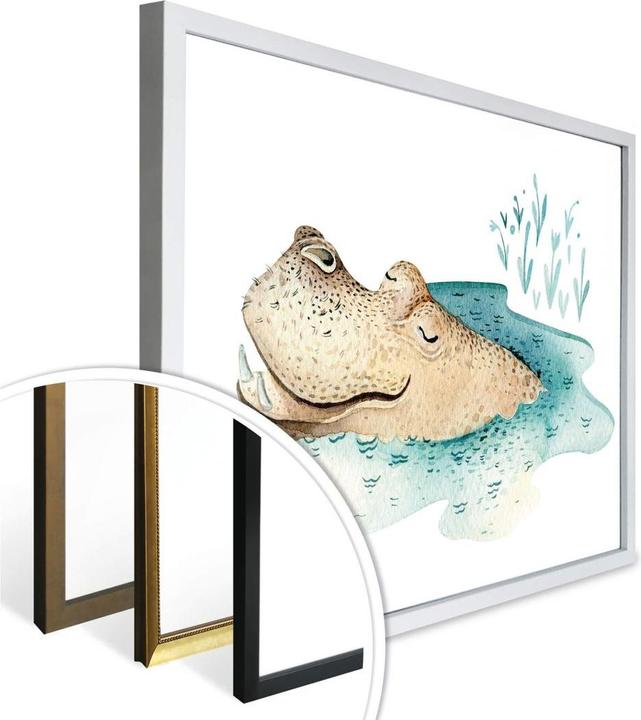 Produktbild Trenddeko Kvilis - Hippo (80 x 60 cm)