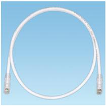 Produktbild Panduit Kupfer-Patchkabel, Kategorie 6, Weisses UTP-Kabel, 2 Meter Weisses Netzwerkkabel 2 m (2 m)