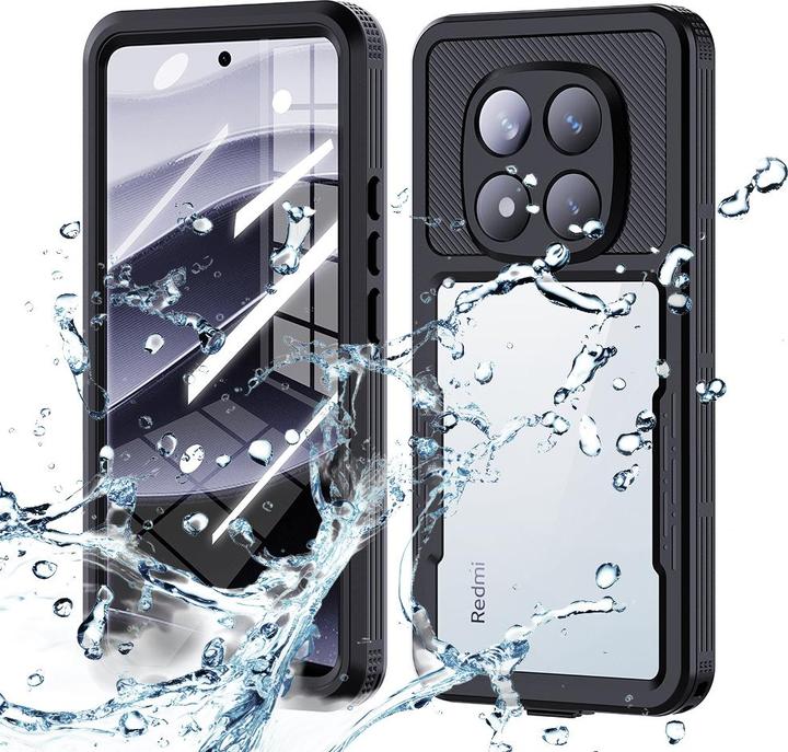 Immagine prodotto Shellbox - Waterproof IP68 Case - Xiaomi Redmi Note 14 Pro 5G / Poco X7 - Black (Xiaomi Redmi Note 14 Pro 5G, Xiaomi Poco X7 Pro)
