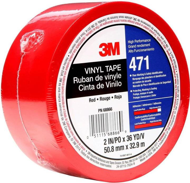 Produktbild 3M PVCKlebeband47rot (50 mm)