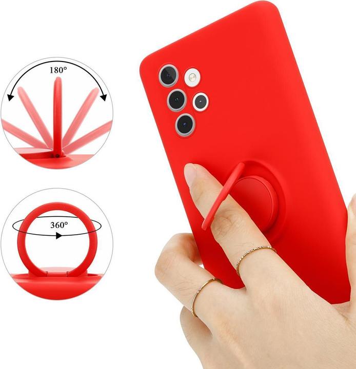 Actual product image Cadorabo TPU Liquid Ring Silicone Case Cover (Samsung Galaxy A32 5G)