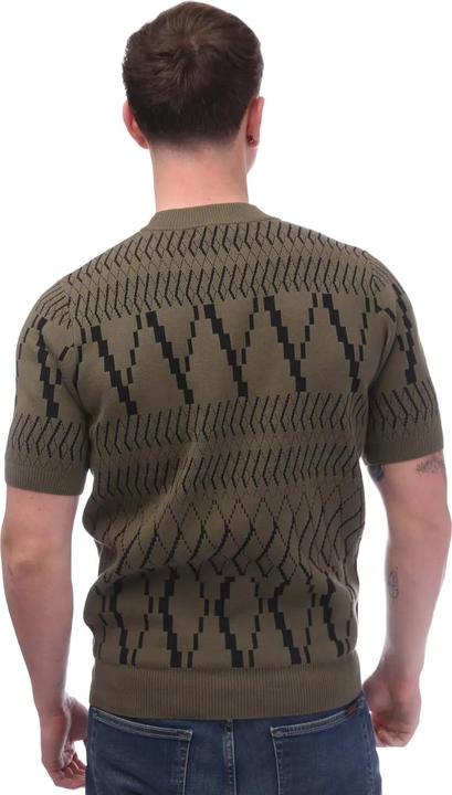 Immagine prodotto Fred Perry Maglietta Motivo a rombi Con Pannelli Uomo (M)