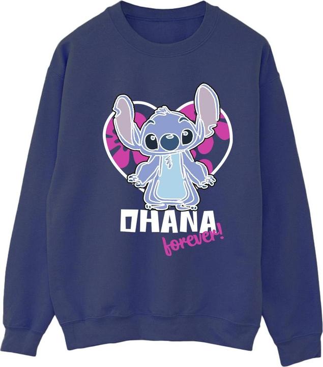 Produktbild Disney Lilo And Stitch Ohana Forever Heart Sweatshirt (L)