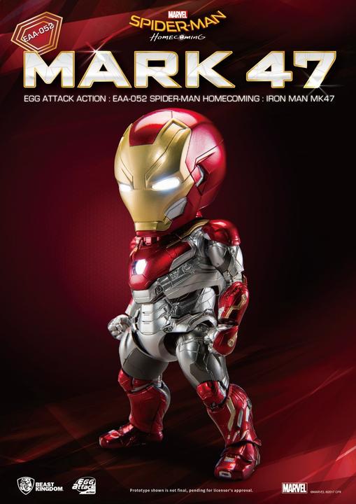Immagine prodotto Beast Kingdom Spider-Man Homecoming "Iron Man MK 47", figura d'azione dell'attacco delle uova