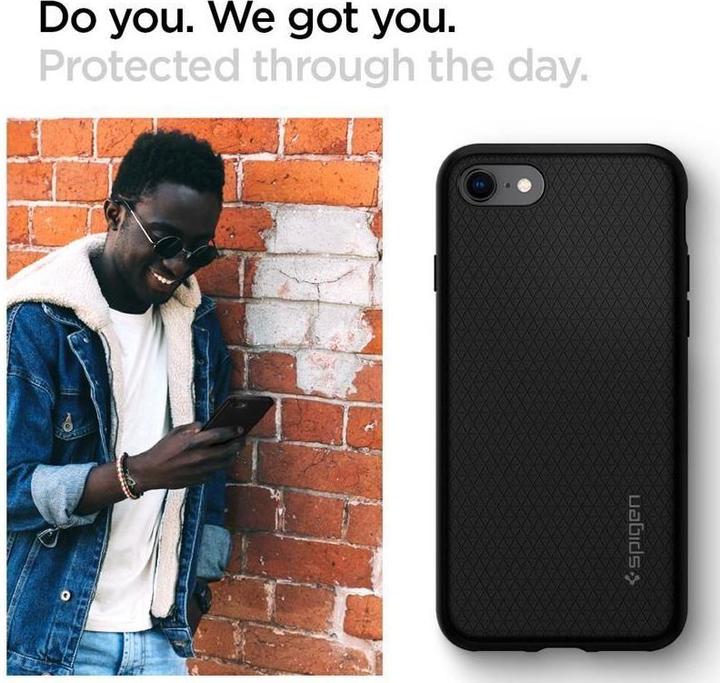 Actual product image Spigen Liquid Armor (Apple iPhone SE (3rd Gen), Apple iPhone SE (2nd Gen), Apple iPhone 8, Apple iPhone 7)