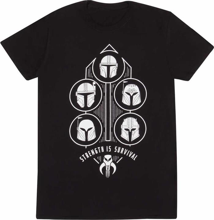 Actual product image Star Wars Unisex Adult Strength Is Survival T-Shirt (XXL)