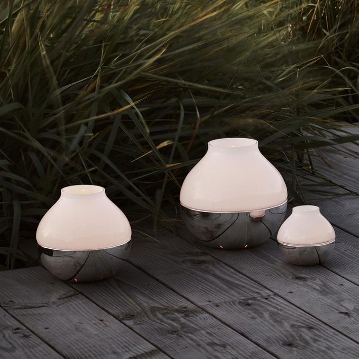 Image du produit Georg Jensen Hurricane Photophore moyen (Ø 19,5 x 18,5 cm)