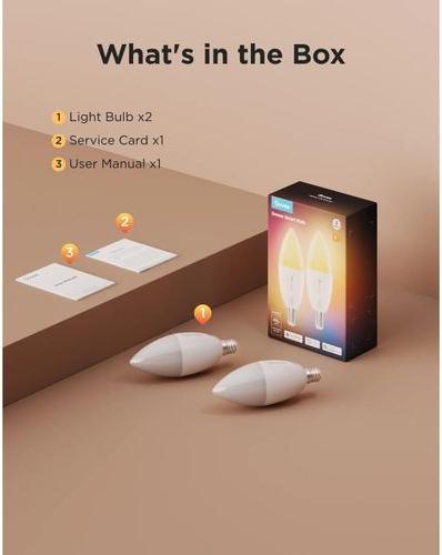 Produktbild Govee Smart Light Bulb E14 (E14, 5 W, 450 lm, 1 x, F)
