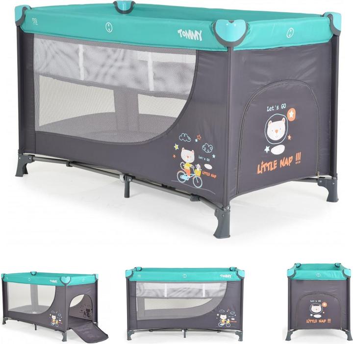 Image du produit Moni lit de voyage Tommy, 2 niveaux