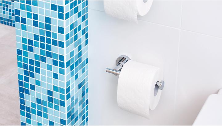 Produktbild tesa LUUP WC Ersatzrollenhalter inkl. Klebelösung ohne Bohren