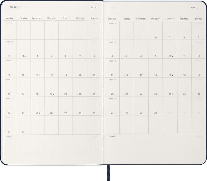 Produktbild Moleskine Geschäftsagenda Weekly (13 x 21 cm)
