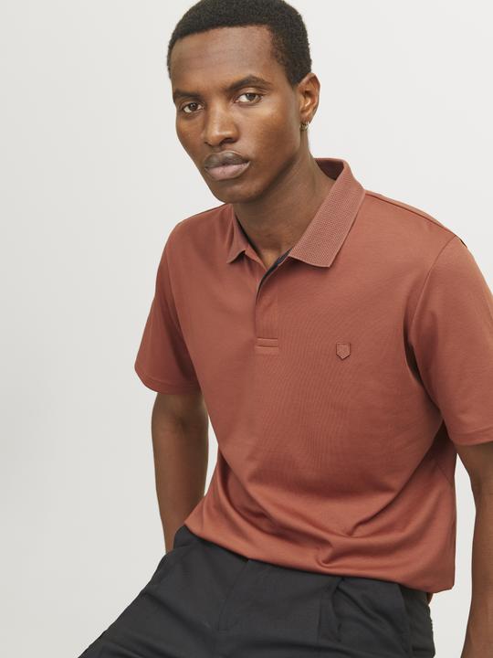 Actual product image Jack & Jones Einfarbig Hemdkragen Poloshirt Poloshirt (S)