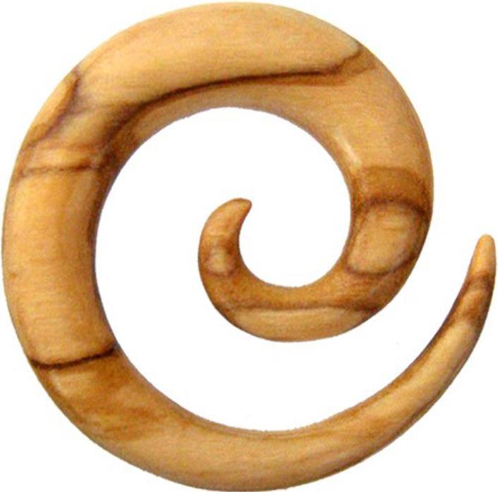 Image du produit Star Piercing Spirale d'extension en bois d'olivier (sans laiton, Organique)