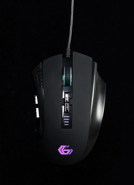 Actual product image Gembird Gaming mouse 12-button LED lighting (Cable)