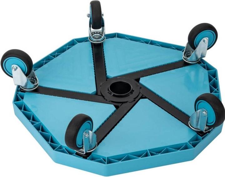 Actual product image HAZET Work seat 195N-4 (blue/black, load capacity up to 150kg, height-adjustable)