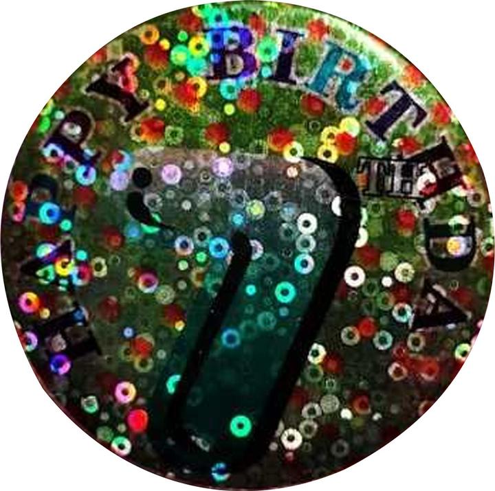 Actual product image Generic Giant 7th Birthday Party Badge