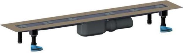 Produktbild Dallmer Duschrinne CeraLine PLAN F 600mm, 523020, DN 50 Bauhöhe 90mm (850 mm)