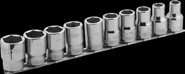 Actual product image Irimo 1/2" socket spanner set, metric, hexagonal - 10-piece (1/2")