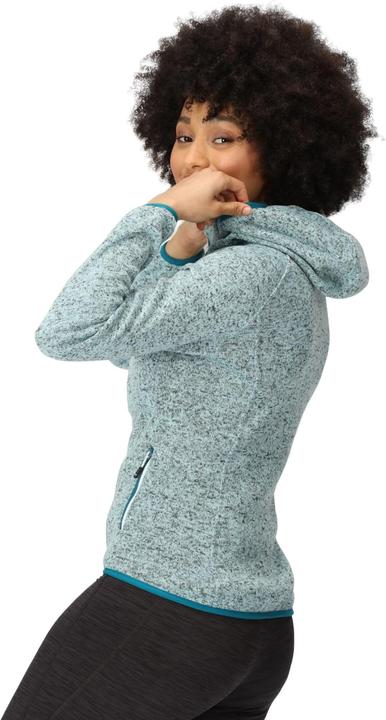 Actual product image Regatta Womens/Ladies Newhill Marl Hooded Fleece Jacket (40 D)
