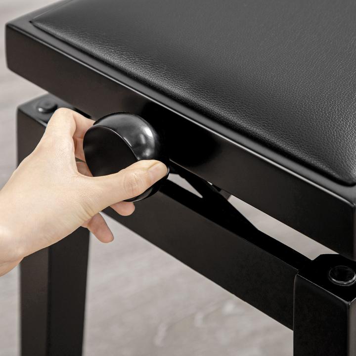 Image du produit Homcom Tabouret de piano avec repose-pieds antidérapants (Siège du batteur)
