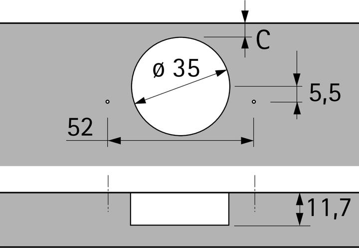 Immagine prodotto Hettich Cerniera Intermat