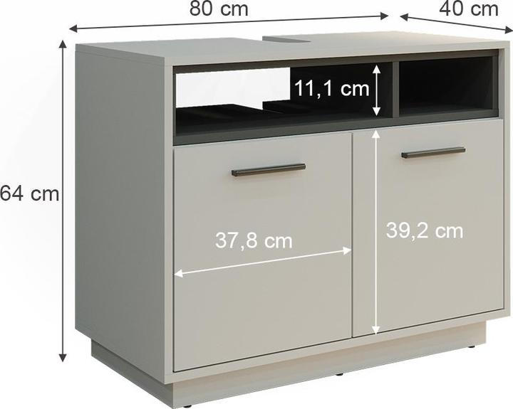 Produktbild Vicco Beatrice (80 x 40 x 64 cm)