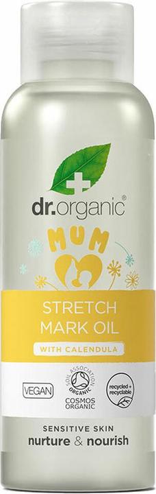 Image du produit Dr. Organic Dr Organic Stretch Mark Oil with Calendula Firm Smooth Pregnancy Natural Vegan Reduce appearance of (Huile pour le corps, 100 ml)