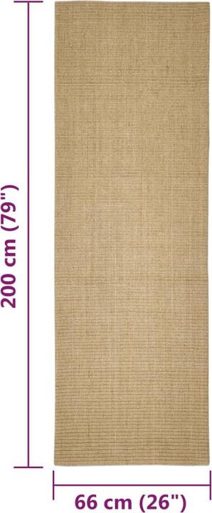 Image du produit VidaXL Cat (200 cm, Marron clair)