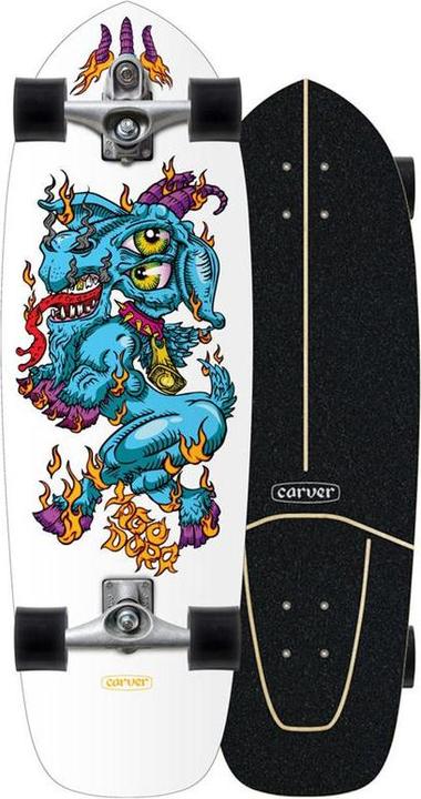 Carver Surfskate Yago Fire Goat 30.75 2024 - Complete (30.75")