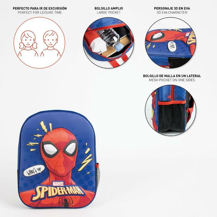 Produktbild Spiderman Schulrucksack Spider-Man Blau 8 X 32 X 26 CM