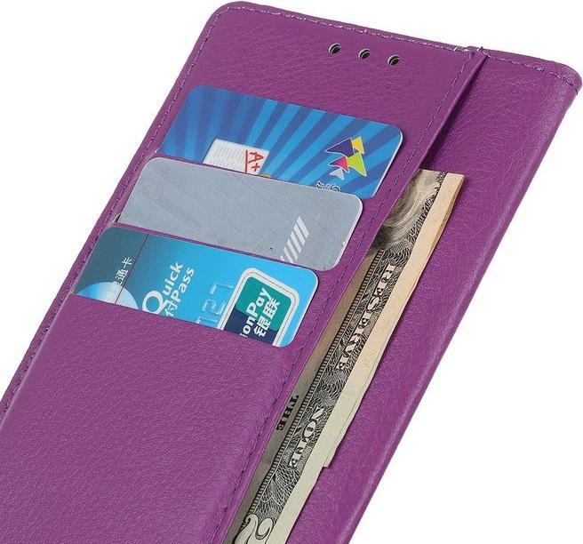 Actual product image MU Classic Litchi Leather Bookcover Series (Nokia C10, Nokia C20)